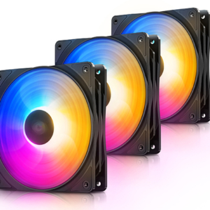 DeepCool RF120 FS (3-Pack) LED Fan 120mm Preset Purple/Blue/Orange LED Combination