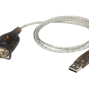 Aten USB to RS232 converter with 1m cable，921.6 Kbps Transfer Rate