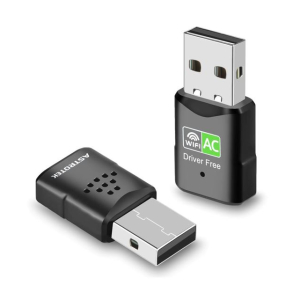 Astrotek AC600 mini Wireless USB Adapter Nano Dual Band WiFi External LAN Network Adaptor for PC MAC Desktop Notebook TV