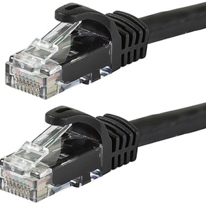 Astrotek CAT6 Cable 1m - Black Color Premium RJ45 Ethernet Network LAN UTP Patch Cord 26AWG CU Jacket