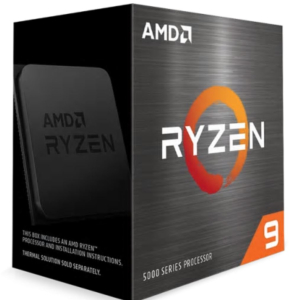 AMD Ryzen 9 5900X Zen 3 CPU 12C/24T TDP 105W Boost Up to 4.8GHz Base 3.7GHz Total Cache 70MB No Cooler (RYZEN5000)(AMDCPU)