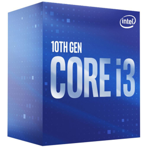 Intel Core i3-10100F CPU 3.6GHz (4.3GHz Turbo) LGA1200 10th Gen 4-Cores 8-Threads 6MB 65W Graphic Card Required Retail Box 3yrs Comet Lake