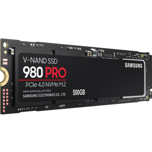 Samsung 980 Pro 500GB Gen4 NVMe SSD - 6900MB/s 5000MB/s R/W 1000K/1000K IOPS 300TBW 1.5M Hrs MTBF for PS5 5yrs Wty