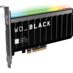 Western Digital WD Black AN1500 2TB RGB NVMe SSD AIC - 6500MB/s 4100MB/s R/W 780K/700K IOPS 1.75M Hrs MTBF RAID PCIe3.0 Add-in-Card 3D-NAND 5yrs