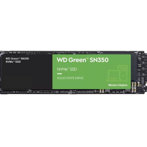 Western Digital WD Green SN350 240GB M.2 NVMe SSD 2400MB/s 900MB/s R/W 40TBW 160K/150K OPS 1M hrs MTTF 3yrs
