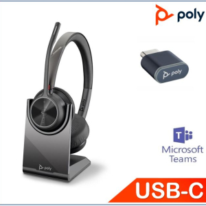 Plantronics/Poly Voyager 4320 UC Headset with Charge Stand