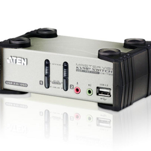 Aten Desktop KVMP Switch 2 Port Single Display VGA w/ audio  OSD