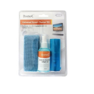 Brateck 3-In-1 Screen Cleaner Kit 1 x 60ml Screen Cleaner + 1 x 200x200mm Pearl Cloth + 1 x Soft Brush(LS)