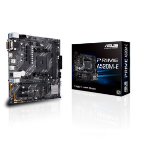 ASUS AMD A520 PRIME A520M-E (Ryzen AM4) Micro ATX Motherboard with M.2 support