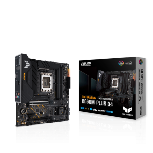 ASUS TUF GAMING B660M-PLUS D4 Intel LGA 1700 mATX Motherboard PCIe 5.0 Support