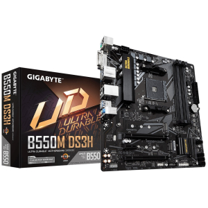 Gigabyte B550M DS3H AMD Ryzen M-ATX Motherboard 4xDDR4 4xSATA 2xM