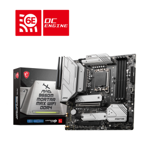 MSI MAG B660M MORTAR MAX WIFI DDR4 Intel LGA 1700 mATX Motherboard