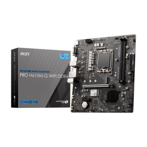 MSI PRO H610M-G WIFI DDR4 Intel LGA 1700 M-ATX 64GB 1x PCI-E x16