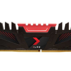 PNY XLR8 8GB (1x8GB) UDIMM 3200Mhz CL16 1.35V Black Heat Spreader Gaming Desktop PC Memory Single Channel