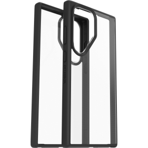 OtterBox React Samsung Galaxy S23 Ultra 5G (6.8") Case Black Crystal (Clear/Black) - (77-91319)