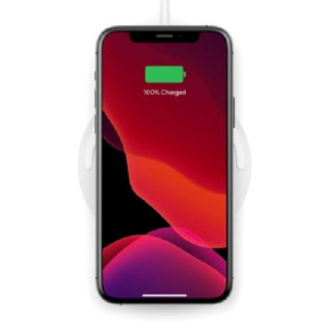 Belkin BoostCharge 10W Wireless Charging Pad + Cable (1.2M) (Wall Charger Not Included) - White(WIA001btWH)