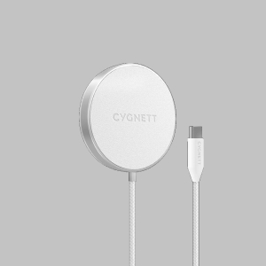 Cygnett AlignPro 15W MagSafe Wireless Charging Cable (1.2M) - White (CY3760CYAMC)