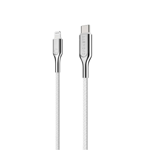 [LS] Cygnett Armoured Lightning to USB-C Cable (10cm) - White (CY2798PCCCL)