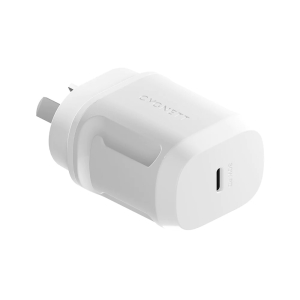 Cygnett PowerMaxx 30W CoolMOS USB-C Wall Charger - White (CY4121PDWLCH)