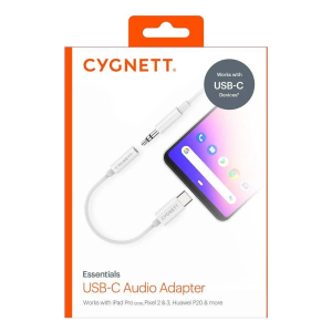 Cygnett Essentials USB-C Audio Adapter - White (CY2867PCCPD)