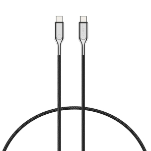 Cygnett Armoured USB-C to USB-C (2.0) Cable (2M) - Black (CY2678PCTYC)