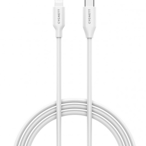 Cygnett Essentials Lightning to USB-C Cable (2M) - White (CY3753PCCSL)
