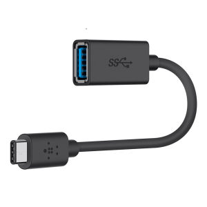Belkin 3.0 USB-C to USB-A Adapter (USB-C Adapter) - Black (F2CU036btBLK)