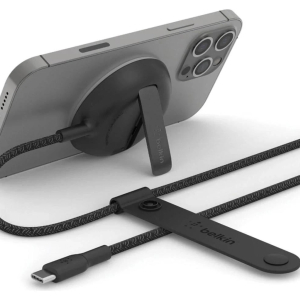 Belkin BoostCharge Pro Portable Wireless Charger Pad with MagSafe 15W - Black (WIA004auBK)