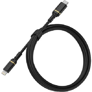 OtterBox Lightning to USB-C Fast Charge Cable (1M) - Black (78-52551)