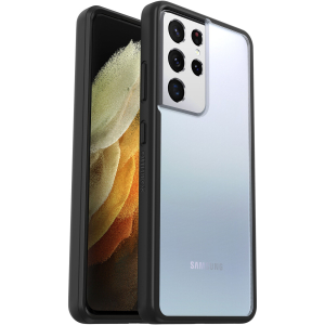 OtterBox React Samsung Galaxy S21+ 5G (6.7") Case Black Crystal (Clear/Black) -(77-81573)