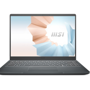 MSI Modern Series Notebook 14" FHD Intel Alder Lake i5-1235U Onboard DDR4 16GB 512GB SSD Windows11 Home Intel Iris Xe Graphics