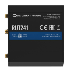 Teltonika RUT241 - Instant LTE Failover | Compact and Powerful Industrial 4G LTE Router/Firewall - Includes WiFi - Internet Failover + LTE Passthrough