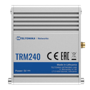 Teltonika TRM240 - the industrial grade USB LTE Cat 1 Modem with a rugged housing and external antenna connector for better signal coverage