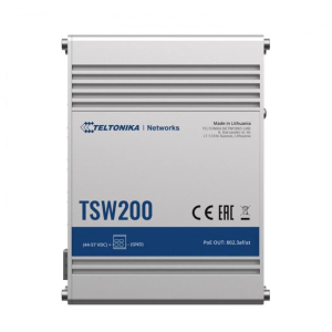 Teltonika TSW200 - Industrial Unmanaged PoE+ Switch - Does not include Power Supply NHT-PR320AUA