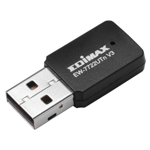 Edimax EW-7722UTn V3 Wireless Mini USB Adapter 300Mbps USB EW-7722UTn Version 3 802.11 BGN