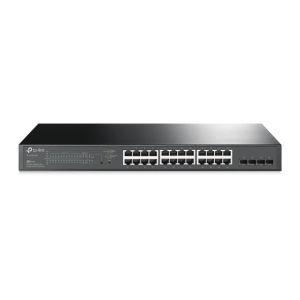 TP-Link TL-SG2428P JetStream 28-Port Gigabit Smart Switch 24-Port PoE+ 4 Gigabit SFP