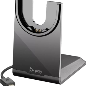 Plantronics/Poly USB-C Desktop Charger Stand for Voyager Focus 2  Voyager 4300 Headsets