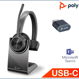 Plantronics/Poly Voyager 4310 UC Headset with Charge Stand
