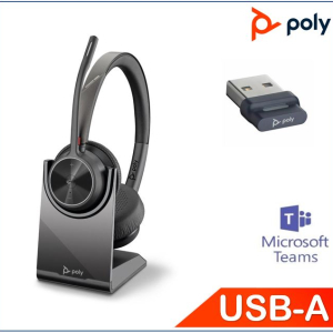 Plantronics/Poly Voyager 4320 UC Headset with Charge Stand