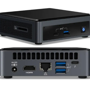 Intel NUC i5-10210U 4.2GHz 2xDDR4 SODIMM M.2 SATA/PCIe SSD HDMI USB-C (DP1.2) 3xDisplays GbE LAN WiFi BT no AC Cord~SYI-NUC10I5FNK4