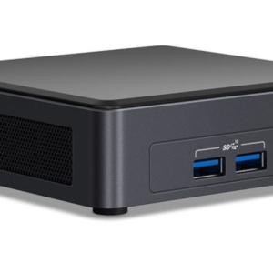 Intel NUC i5-1145G7 vPro 4.2 GHz 2xDDR4 SODIMM M.2 SSD 4xDisplays Iris Xe 2xHDMI 2xDP via USB-C 2xThuderbolt WiFi6 4xUSB GbE LAN no AC Cord