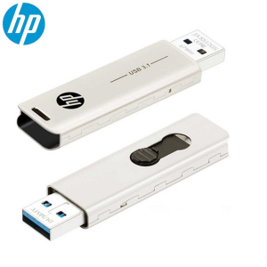 HP X796W 32GB USB 3.1 Type-A 70MB/s Flash Drive Memory Stick Thump Key 0°C to 60°C 5V Capless Push-Pull Design External Storage for Windows 10 11 Mac