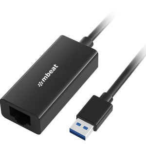 mbeat® mbeat USB 3.0 Gigabit Etherent Adapter - Black