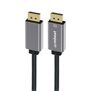 mbeat Tough Link 1.8m Display Port Cable v1.4 - Connects Computer