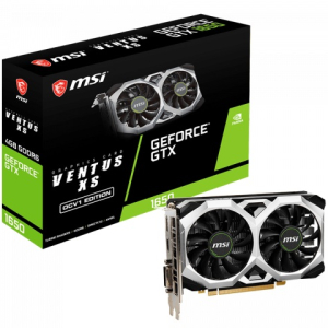 MSI nVidia GeForce GTX 1650 D6 VENTUS XS OCV1 1620 MHz / 12 Gbps GDDR6 7680x4320 1Xdo1.4 1xHDMI 2.0b PCIE x16 3.0