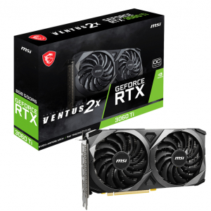 MSI nVidia Geforce RTX 3060 Ti VENTUS 2X 8G OCV1 Video Card LHR