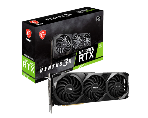 MSI nVidia Geforce RTX 3070 Ti VENTUS 3X 8GB OC Video Card