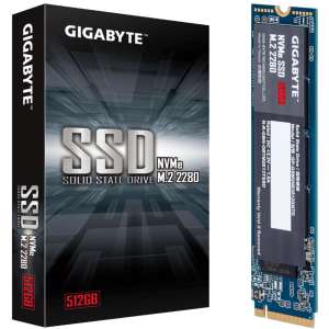 Gigabyte M.2 PCIe NVMe SSD 512GB V2 1700/1550 MB/s 270K/340K IOPS 2280 80mm 1.5M hrs MTBF HMB TRIM SMART Solid State Drive 5yrs ~GP-GSM2NE8512GNTD