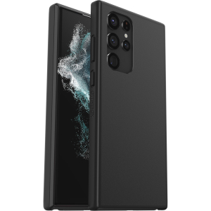 OtterBox React Samsung Galaxy S22 Ultra 5G (6.8") Case Black Crystal (Clear/Black) - (77-86618)