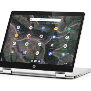 HP Chromebook X360 11 G4 11.6" HD Touch + Pen Intel Celeron N4500 8GB 64GB SSD Chrome OS Webcam USB-C WiFi6 BT 1.5kg 1yr Convertible Student Laptop